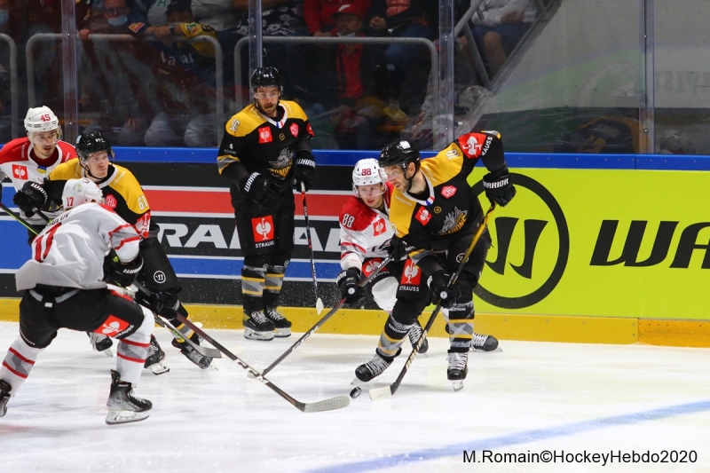 Photo hockey Europe : Continental Cup - CHL -  : Rouen vs Donbass Donetsk - CHL : Rouen avec les tripes.