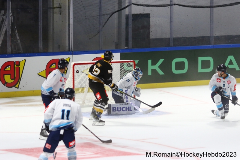 Photo hockey Europe : Continental Cup - CHL -  : Rouen vs Ingolstadt  - CHL : Défaite logique des Dragons