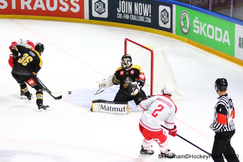 Photo hockey Europe : Continental Cup - CHL -  : Rouen vs Klagenfurt - CHL : Le tiers de trop pour les Dragons
