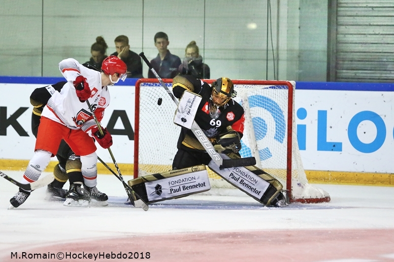 Photo hockey Europe : Continental Cup - CHL -  : Rouen vs Mountfield - CHL : Des Dragons euphoriques, merci Pintaric.