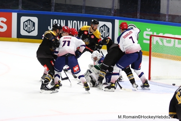 Photo hockey Europe : Continental Cup - CHL -  : Rouen vs Rungsted - CHL : Victoire Rouennaise qui reste en course.