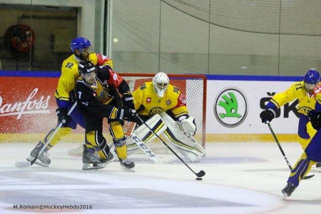 Photo hockey Europe : Continental Cup - CHL - Europe : Continental Cup - CHL : Rouen (Les Dragons) - CHL - Il ne manquait pas grand chose