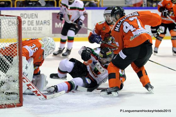 Photo hockey Europe : Continental Cup - CHL - Europe : Continental Cup - CHL : Rouen (Les Dragons) - Continental Cup J2 Match 3 : Au bout du suspense 