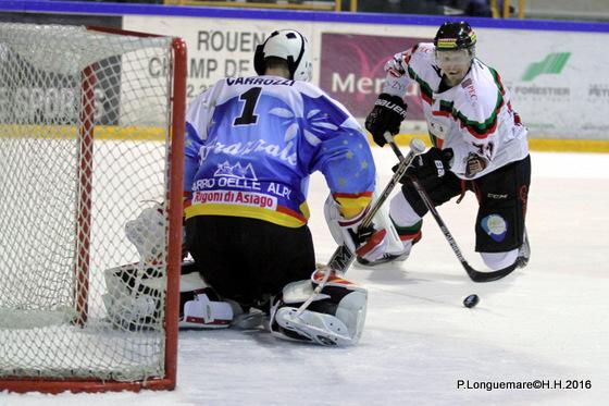 Photo hockey Europe : Continental Cup - CHL - Europe : Continental Cup - CHL : Rouen (Les Dragons) - Finale Conti Cup J3 Match5 la surprise italienne