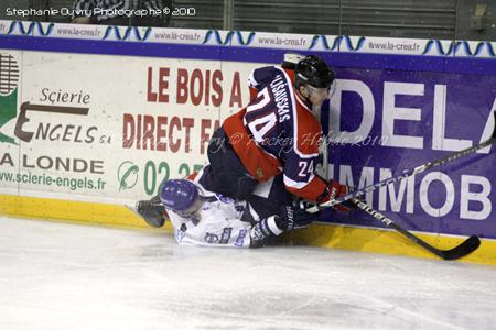 Photo hockey Europe : Continental Cup - CHL - Europe : Continental Cup - CHL : Rouen (Les Dragons) - Hockey : Conti Cup Coventry haut la main