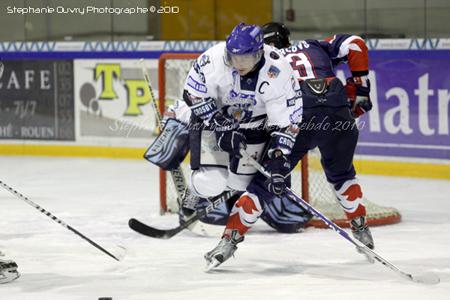 Photo hockey Europe : Continental Cup - CHL - Europe : Continental Cup - CHL : Rouen (Les Dragons) - Hockey : Conti Cup Coventry haut la main