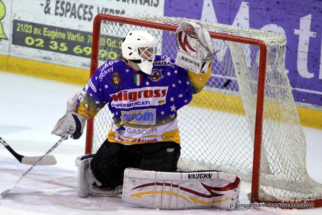 Photo hockey Europe : Continental Cup - CHL - Europe : Continental Cup - CHL : Rouen (Les Dragons) - Les Dragons remportent la premire bataille.