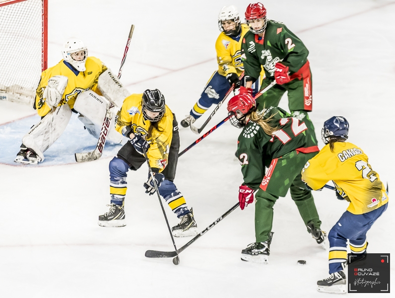 Photo hockey Féminin U17 / U20 Elite -  : Cergy-Pontoise / Féminin vs Evry / Viry  - Féminin - Féminin élite : Les Jokers dominent les Jets