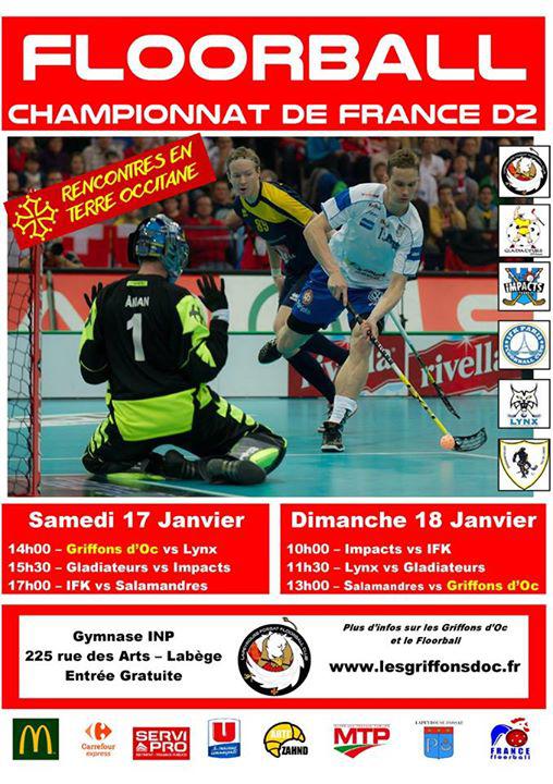 Photo hockey Floorball  - Floorball  - Floorball : 2me week-end de championnat D2C Poule Sud-Ouest 2014-2015 