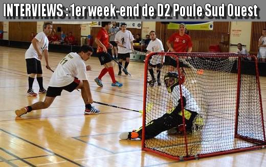 Photo hockey Floorball  - Floorball  - INTERVIEWS : 1er week-end de D2 Poule Sud Ouest