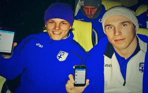 Photo hockey Floorball  - Floorball  - Lquipe de Finlande a faim