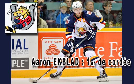 Photo hockey Hockey dans le Monde - Hockey dans le Monde - Aaron Ekblad  : Premier de corde  ?