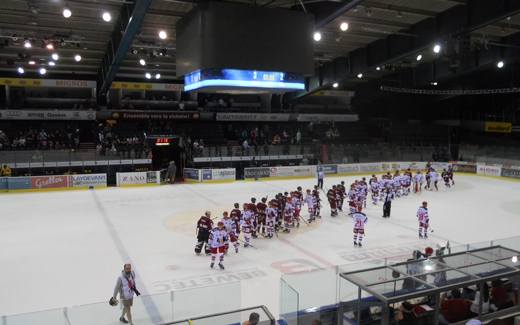 Photo hockey Hockey en Europe -  : Genve vs Grenoble  - Genve un cran au dessus