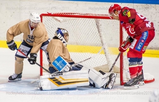 Photo hockey Hockey en Europe -  : Grenoble  vs La Chaux-de-Fonds - L’efficacité encore en vacances