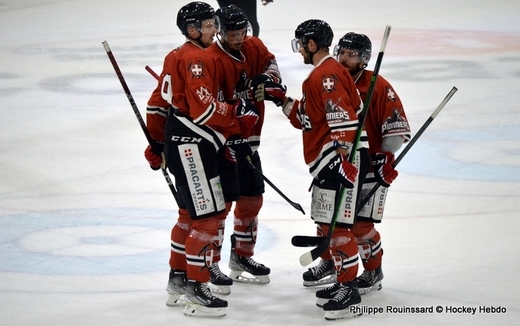 Photo hockey Hockey en Europe -  : HCV Martigny vs Chamonix  - Montée difficile pour les Pionniers