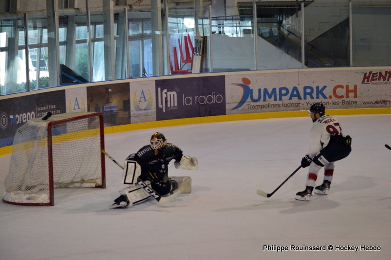 Photo hockey Hockey en Europe -  : Rouen vs Chamonix  - Coupe des Bains : Rouen se fait peur
