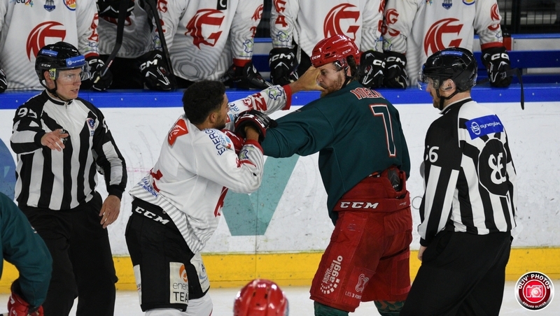Photo hockey Hockey en France -  : Cergy-Pontoise vs Amiens  - Prpa - Retour gagnant sur la glace pour les Gothiques