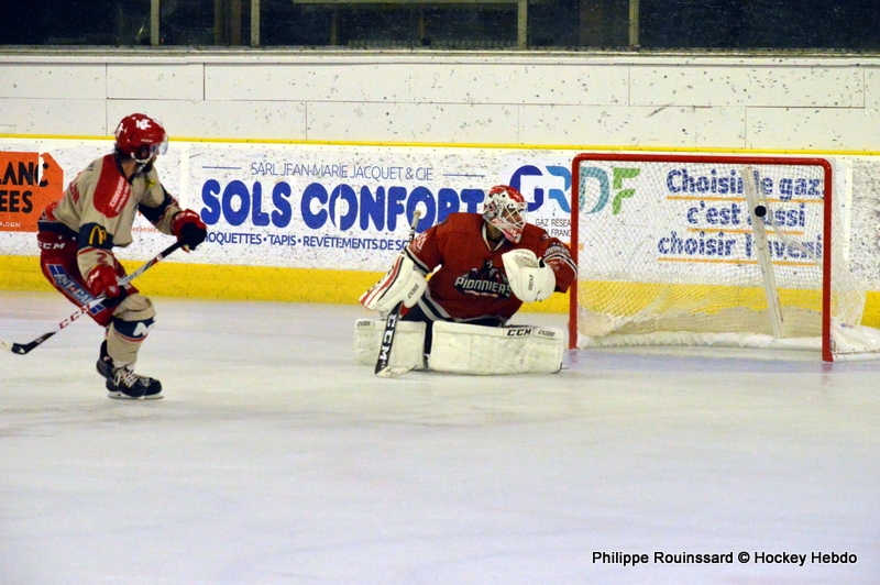 Photo hockey Hockey en France -  : Chamonix  vs Grenoble  - Les Brleurs d