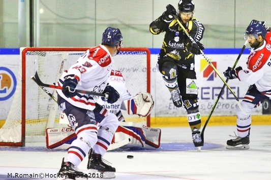 Photo hockey Hockey en France -  : Rouen vs Caen  - Un match tranquille