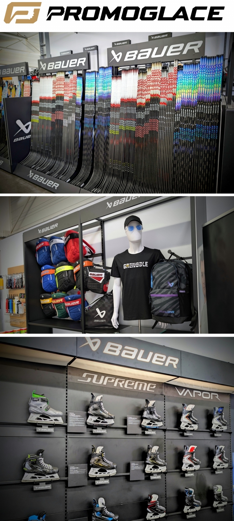 Photo hockey Hockey en France - Hockey en France -  PROMOGLACE dbarquent  GRENOBLE !!