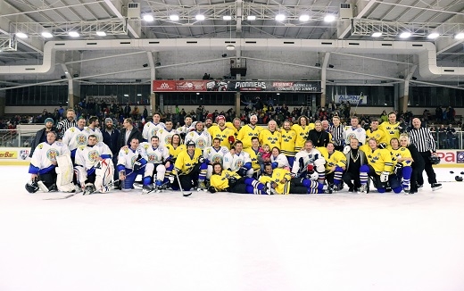 Photo hockey Hockey en France - Hockey en France - Franais et Sudois de Chamonix pour la bonne cause