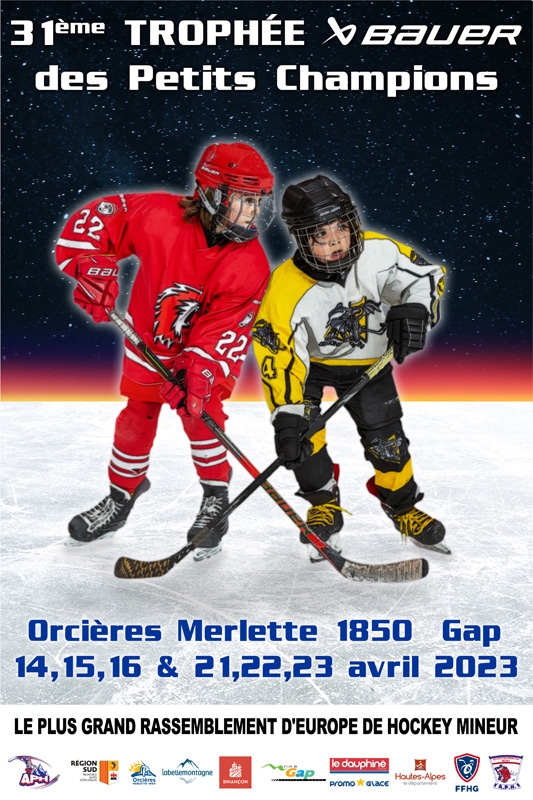 Photo hockey Hockey en France - Hockey en France : Gap (Association Promotion du Hockey sur glace) - Trophée Bauer des Petits Champions 2023