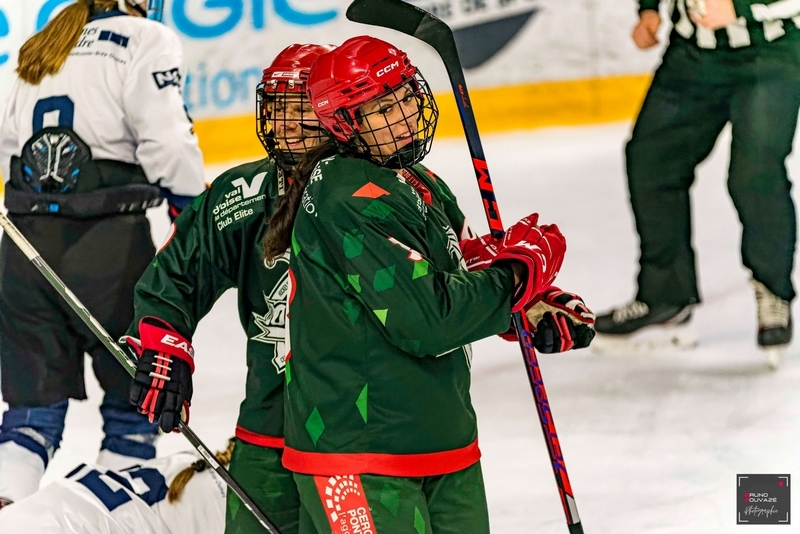 Photo hockey Hockey Fminin -  : Cergy-Pontoise / Fminin vs Dunkerque mineur / Fem. - Fminin lite : Cergy droule face  lquipe de Flandres