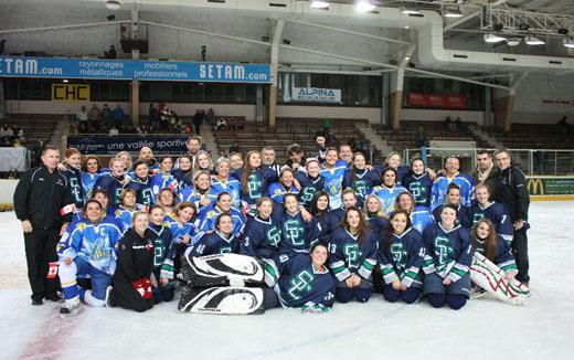 Photo hockey Hockey Fminin - Hockey Fminin - Un bel anniversaire pour les Chamonix Angels