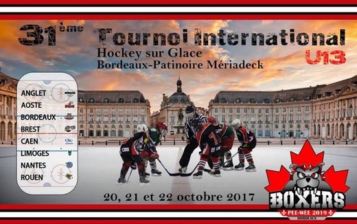 Photo hockey Hockey Mineur - Hockey Mineur : Bordeaux (Les Boxers) - Bordeaux - Retour sur le Tournoi Int. U13