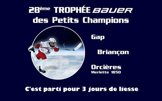 Photo hockey Hockey Mineur - Hockey Mineur : Gap (Association Promotion du Hockey sur glace) - Top dpart pour le Trophe des Petits Champions