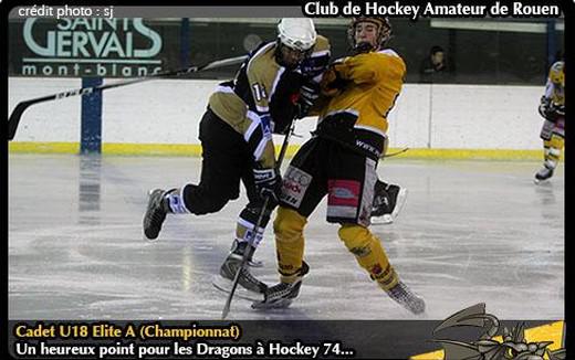 Photo hockey Hockey Mineur - Hockey Mineur : Rouen (Les Dragons) - U18 Amiens-Rouen