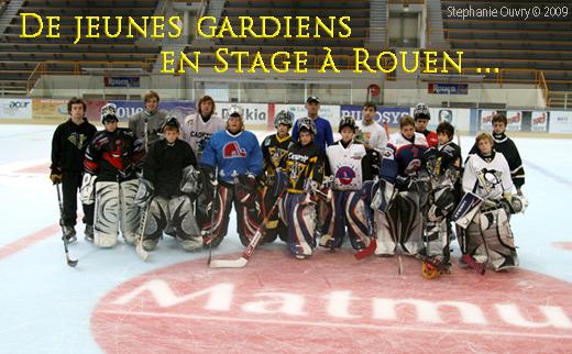 Photo hockey Hockey Mineur - Hockey Mineur : Rouen II (Dragons Acad�mie) - De jeunes gardiens en stage � Rouen