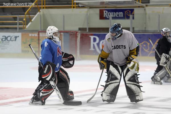 Photo hockey Hockey Mineur - Hockey Mineur : Rouen II (Dragons Acad�mie) - De jeunes gardiens en stage � Rouen
