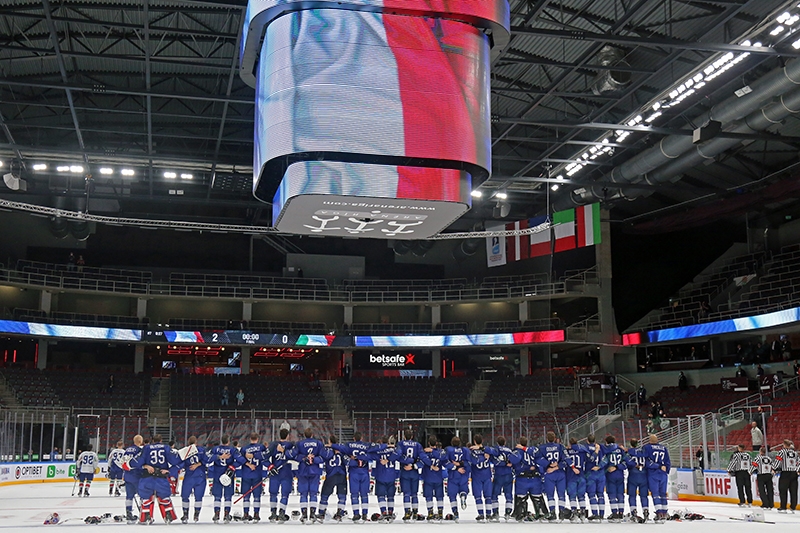Photo hockey Jeux olympiques -  : France (FRA) vs Italie (ITA) - TQO: La France poursuit son rve Olympique!