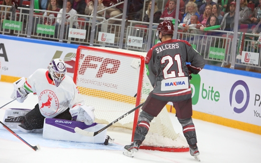 Photo hockey Jeux olympiques -  : Lettonie (LAT) vs Hongrie (HUN) - TQO : La leçon lettone !