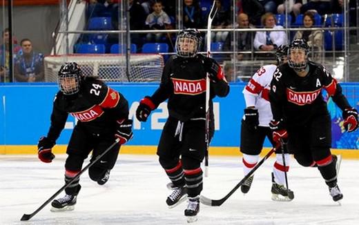 Photo hockey Jeux olympiques - Jeux olympiques - JO : Canada vs Suisse - A sens unique