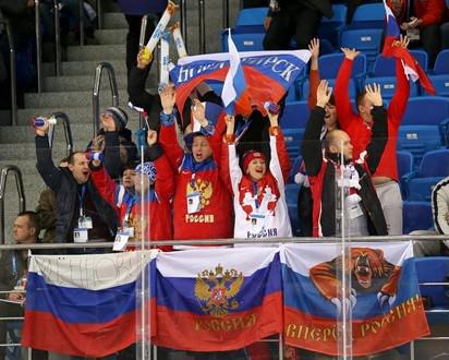 Photo hockey Jeux olympiques - Jeux olympiques - JO : Russie vs Allemagne - La Russie au diesel
