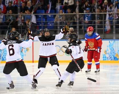 Photo hockey Jeux olympiques - Jeux olympiques - JO : Russie vs Japon - La Russie dans la douleur