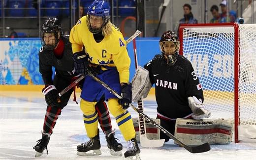 Photo hockey Jeux olympiques - Jeux olympiques - JO : Sude vs Japon - La Sude a trembl
