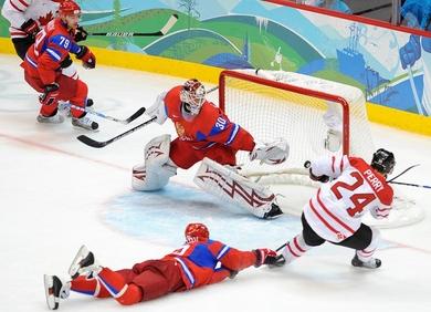 Photo hockey Jeux olympiques - Jeux olympiques - JO 1/4 : Russie - Canada