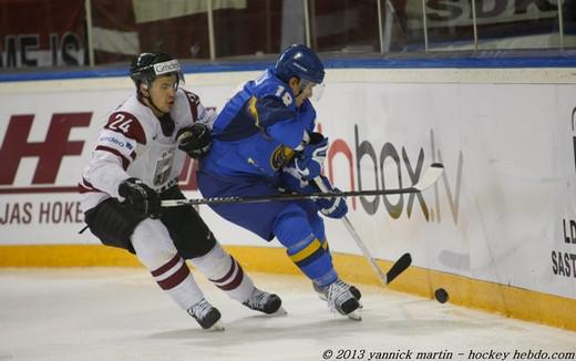 Photo hockey Jeux olympiques - Jeux olympiques - TQO : Lettonie - Kazakhstan