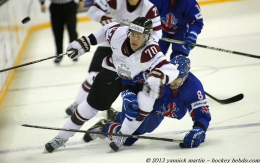 Photo hockey Jeux olympiques - Jeux olympiques - TQO - Lettonie vs Grande-Bretagne en images