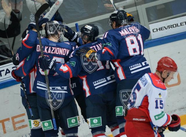 Photo hockey KHL - Kontinental Hockey League - KHL - Kontinental Hockey League - KHL : A une vitesse folle