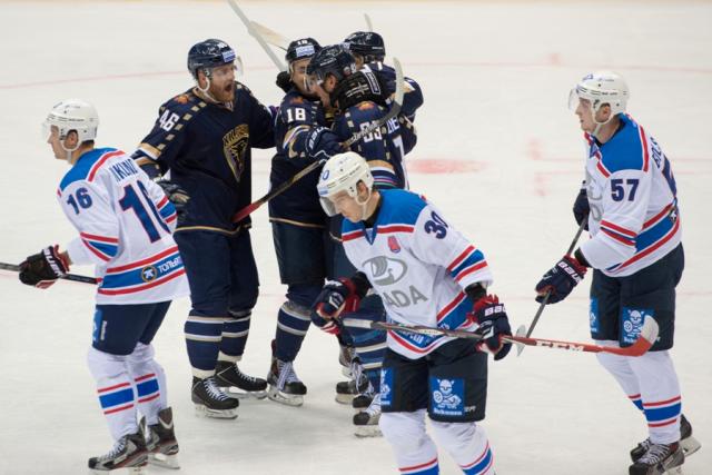 Photo hockey KHL - Kontinental Hockey League - KHL - Kontinental Hockey League - KHL : Dj un premier choc