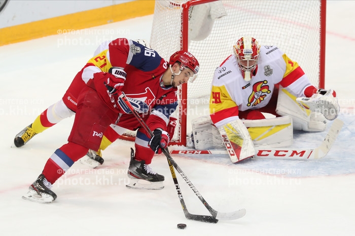 Photo hockey KHL - Kontinental Hockey League - KHL - Kontinental Hockey League - KHL : Dos au gouffre