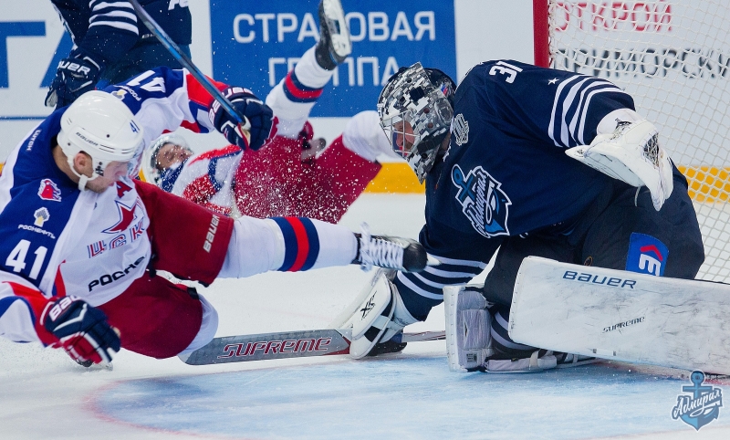 Photo hockey KHL - Kontinental Hockey League - KHL - Kontinental Hockey League - KHL : La Marine noie l