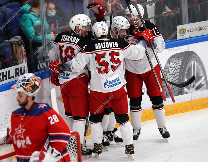 Photo hockey KHL - Kontinental Hockey League - KHL - Kontinental Hockey League - KHL : Le bas domine le haut