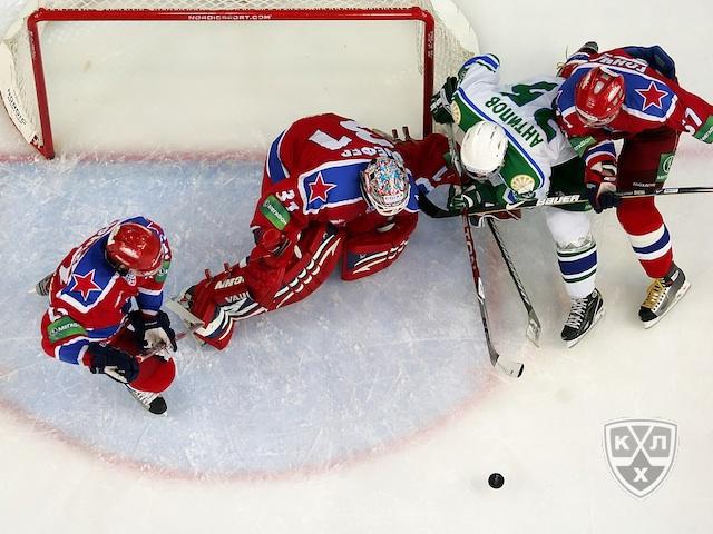 Photo hockey KHL - Kontinental Hockey League - KHL - Kontinental Hockey League - KHL : Le CSKA bien morne