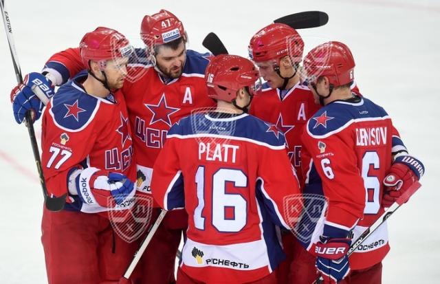 Photo hockey KHL - Kontinental Hockey League - KHL - Kontinental Hockey League - KHL : Le CSKA prend le large