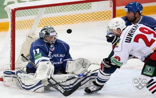 Photo hockey KHL - Kontinental Hockey League - KHL - Kontinental Hockey League - KHL : Le Dynamo Moscou dcevant